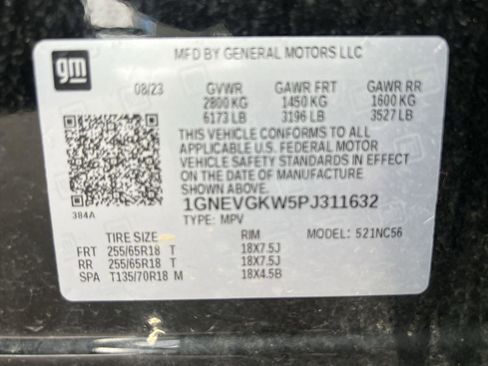 Certified 2023 Chevrolet Traverse LT image 33