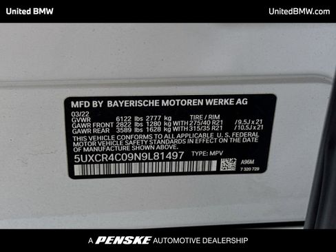 Used 2022 BMW X5 sDrive40i w/ M Sport Package RWD image 15