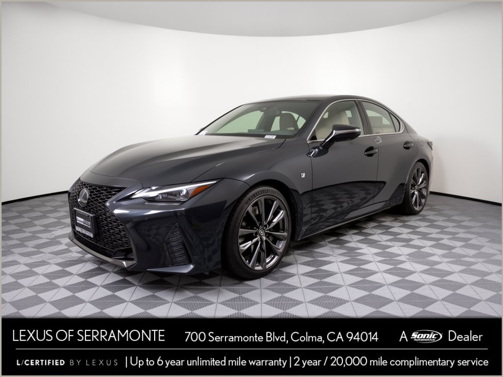 Certified 2023 Lexus IS 350 F Sport w/ Accessory Package 2 RWD image 1