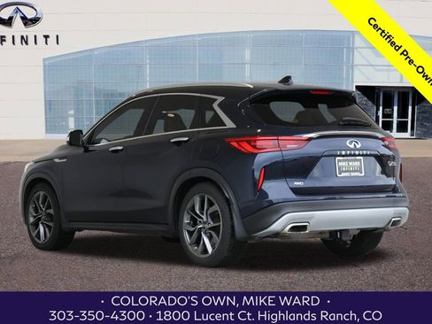 Certified 2021 INFINITI QX50 Autograph w/ Premium White Leather Package image 3