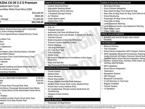 Certified 2025 MAZDA CX-30 AWD 2.5 S w/ Premium Package image 10