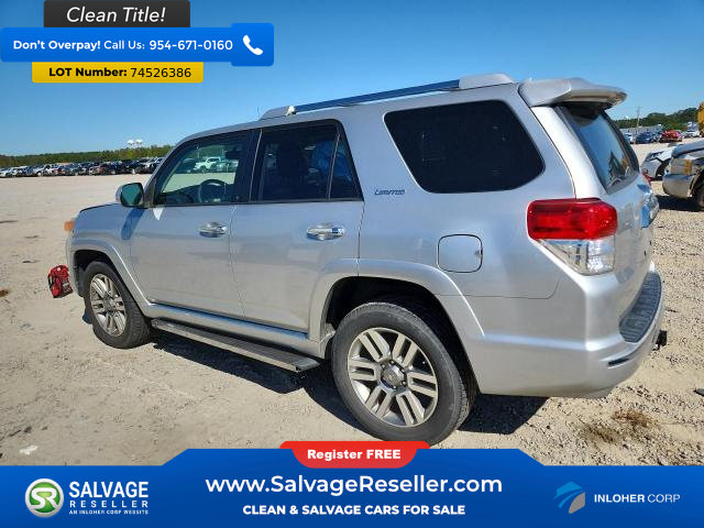Used 2012 Toyota 4Runner Limited AWD/4WD image 3