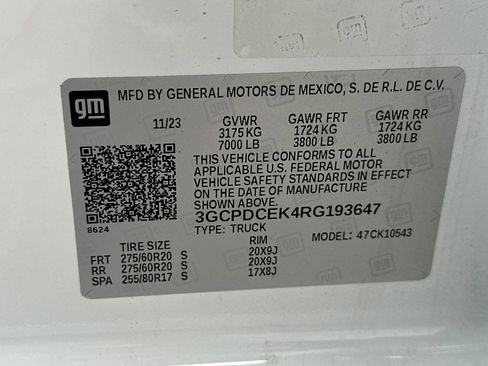 Certified 2024 Chevrolet Silverado 1500 Custom Trail Boss w/ Turbomax Blackout Package image 32