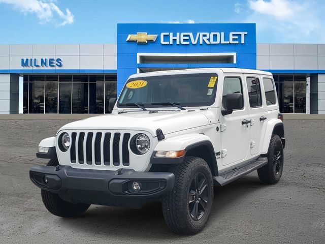 Used 2021 Jeep Wrangler Unlimited Sahara AWD/4WD image 2