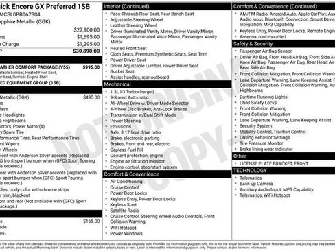 Used 2023 Buick Encore GX Preferred w/ Cold Weather Comfort Package image 6