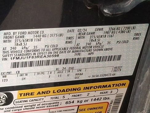 Certified 2024 Ford Expedition XL image 16