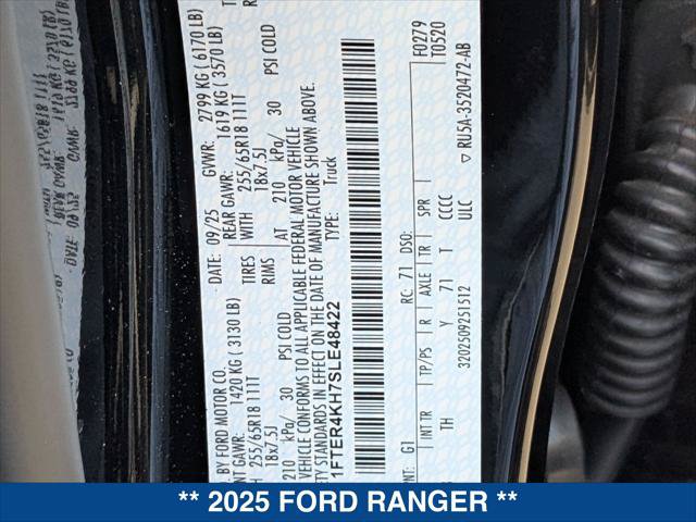 New 2025 Ford Ranger Lariat w/ Advanced Towing Package AWD/4WD image 20