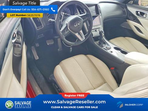 Used 2019 INFINITI Q60 Red Sport 400 w/ Proactive Package RWD image 11