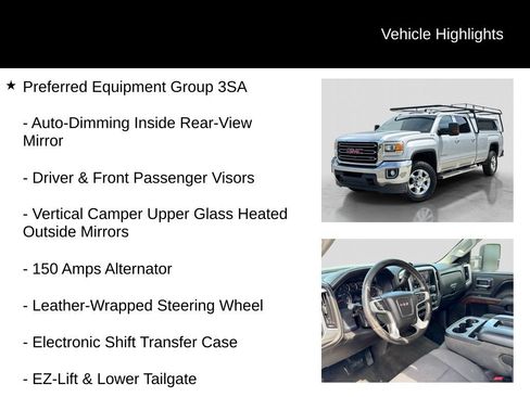 Used 2015 GMC Sierra 3500 SLE w/ SLE Preferred Package AWD/4WD image 11