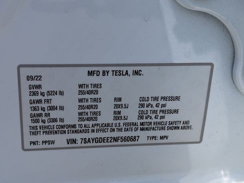 Used 2022 Tesla Model Y Long Range AWD/4WD image 34