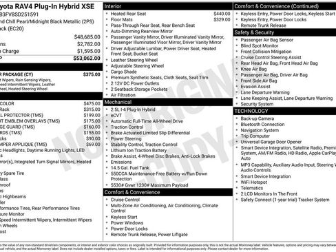 Certified 2025 Toyota RAV4 XSE w/ Weather Package AWD/4WD image 61