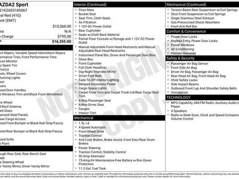 Used 2014 MAZDA MAZDA2 Sport FWD image 16