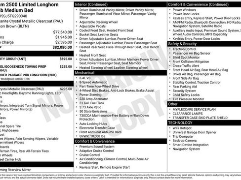 New 2026 RAM 2500 Limited w/ Bed Utility Group AWD/4WD image 7
