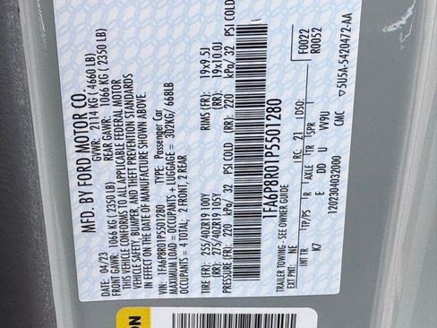 Used 2023 Ford Mustang Mach 1 w/ Equipment Group 700A image 46