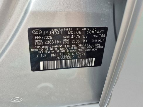 New 2026 Hyundai Sonata SEL FWD image 34