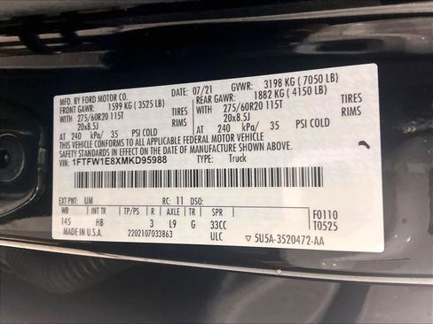 Used 2021 Ford F150 Lariat image 37