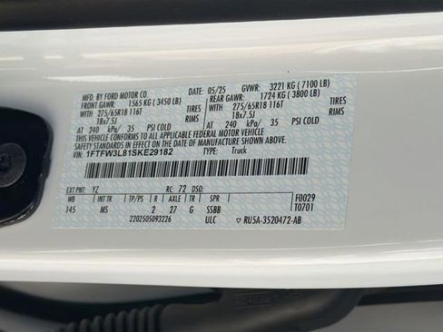 Certified 2025 Ford F150 XLT w/ Equipment Group 301A Standard image 42