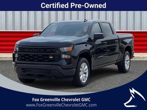 Certified 2023 Chevrolet Silverado 1500 Custom AWD/4WD image 1