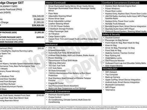 Used 2022 Dodge Charger SXT w/ Blacktop Package image 11