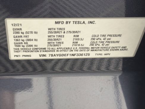 Used 2022 Tesla Model Y Performance AWD/4WD image 12
