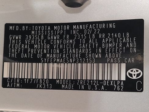 Used 2022 Toyota Corolla LE FWD image 33