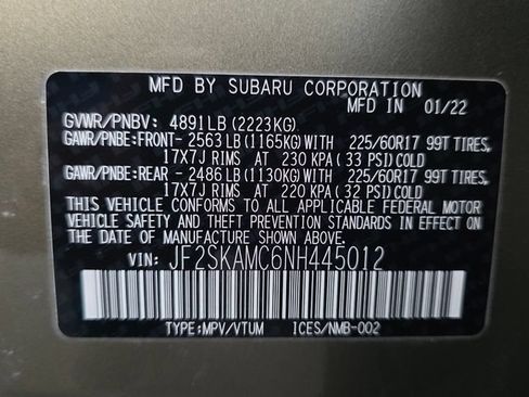 Used 2022 Subaru Forester Wilderness AWD/4WD image 3