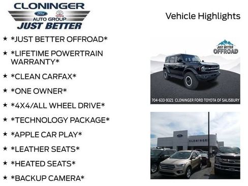 Used 2025 Ford Bronco Outer Banks w/ Sasquatch Package AWD/4WD image 3