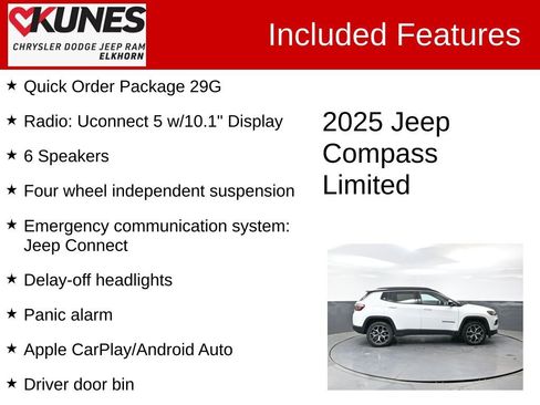Used 2025 Jeep Compass Limited AWD/4WD image 3