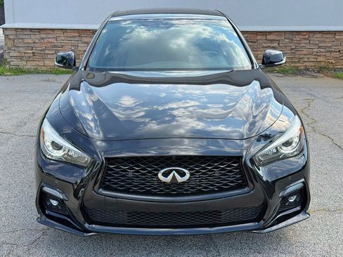 Used 2018 INFINITI Q50 Red Sport 400 w/ Sensory Package (Sport) RWD image 2