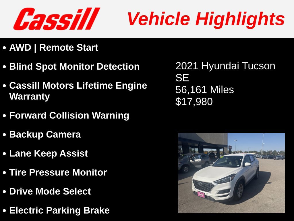 Used 2021 Hyundai Tucson SE AWD/4WD image 3