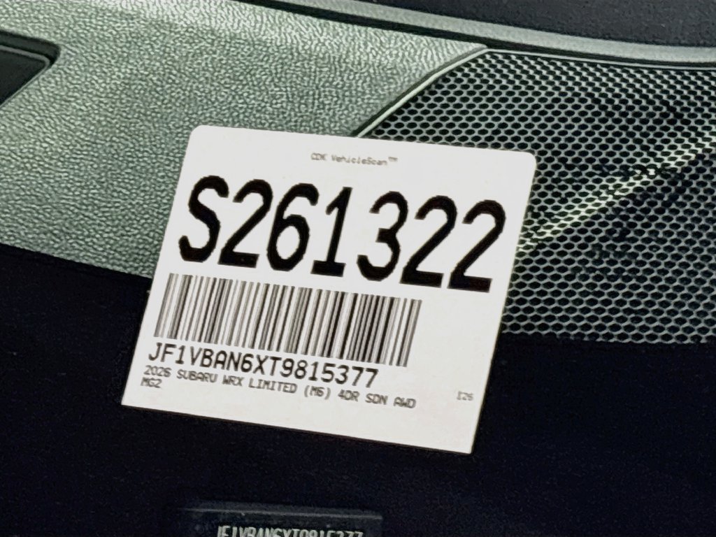New 2026 Subaru WRX Limited AWD/4WD image 25