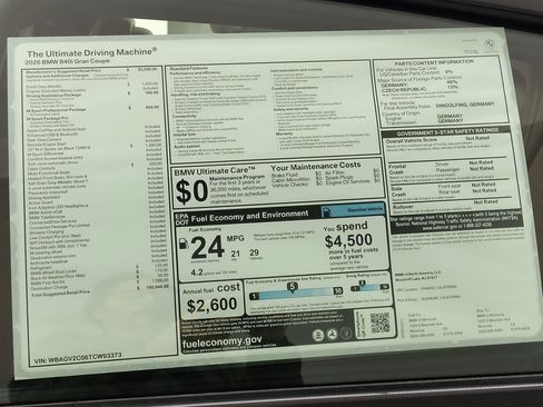 New 2026 BMW 840i w/ M Sport Professional Package image 32