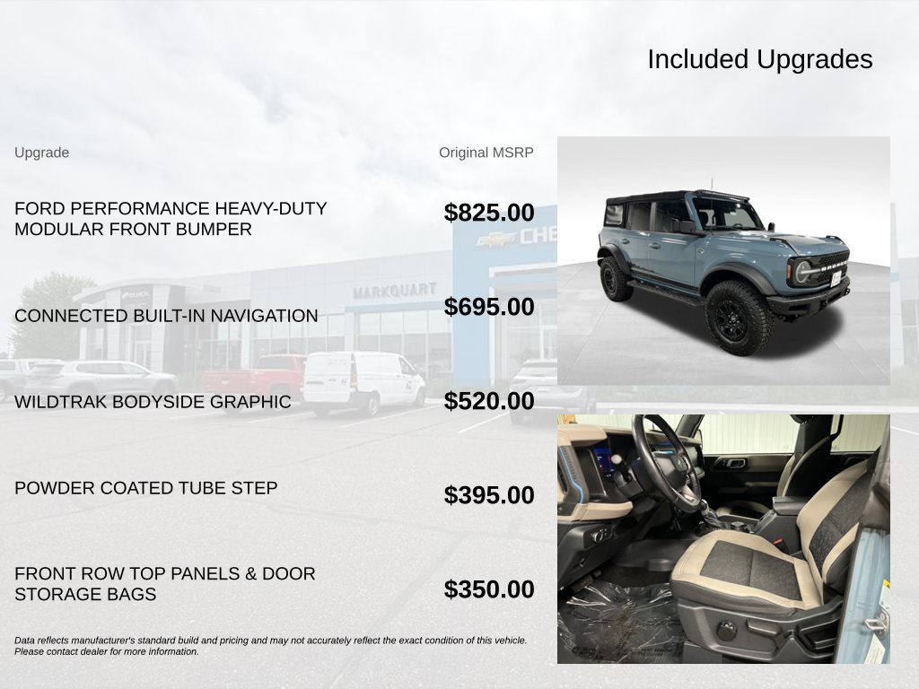 Used 2021 Ford Bronco Wildtrak AWD/4WD image 5