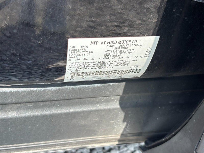 Used 2022 Ford Explorer XLT w/ Equipment Group 202A AWD/4WD image 27