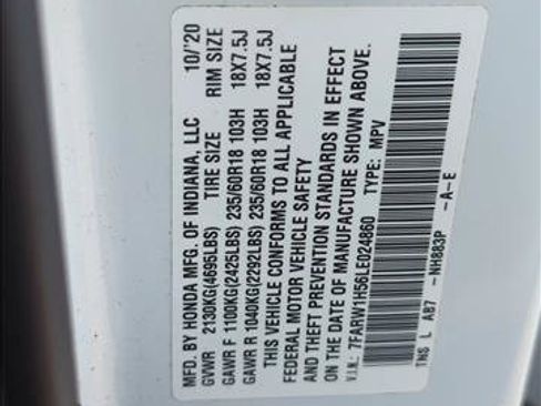 Used 2020 Honda CR-V EX image 2