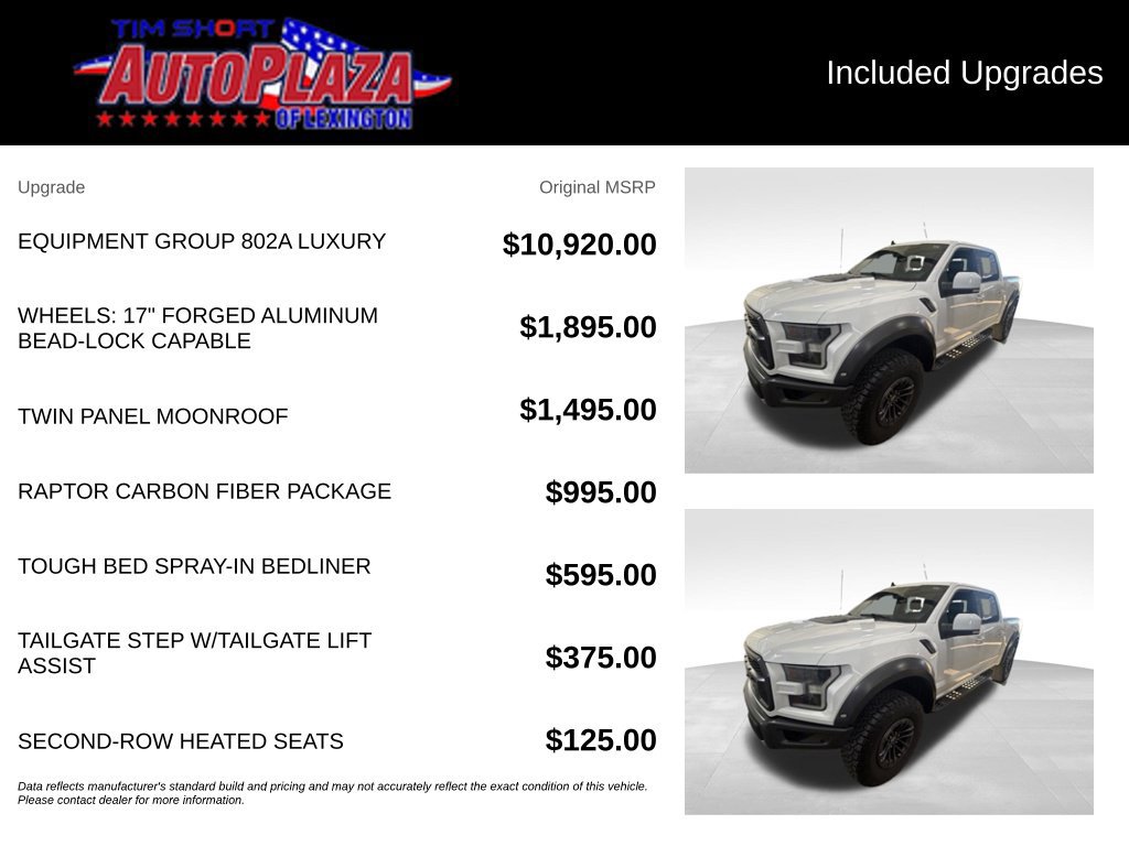 Used 2020 Ford F150 Raptor w/ Equipment Group 802A Luxury AWD/4WD image 23