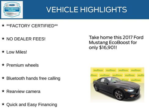 Used 2017 Ford Mustang Coupe RWD image 12