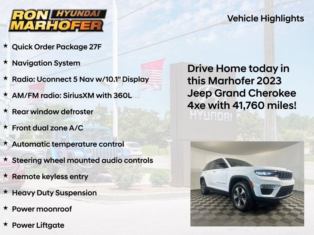 Used 2023 Jeep Grand Cherokee 4WD 4xe image 14