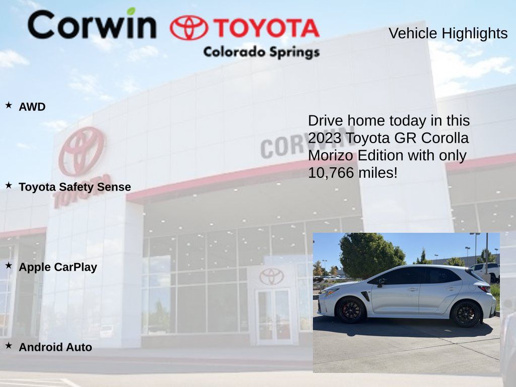 Used 2023 Toyota Corolla GR Morizo AWD/4WD image 6