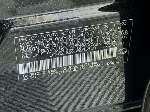 Used 2024 Lexus IS 350 F Sport w/ Memory Package AWD/4WD image 12