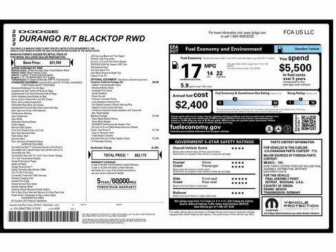 Used 2022 Dodge Durango R/T image 2