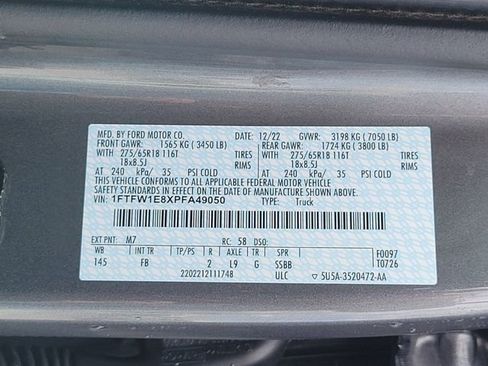 Certified 2023 Ford F150 XLT w/ Equipment Group 302A High AWD/4WD image 17