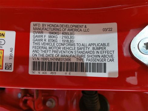 Used 2022 Honda Civic EX-L image 34