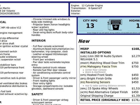 Used 2005 Aston Martin DB9 Volante image 16
