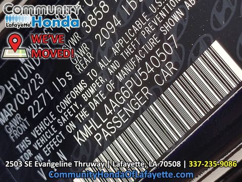 Used 2023 Hyundai Elantra SE w/ Cargo Package FWD image 17