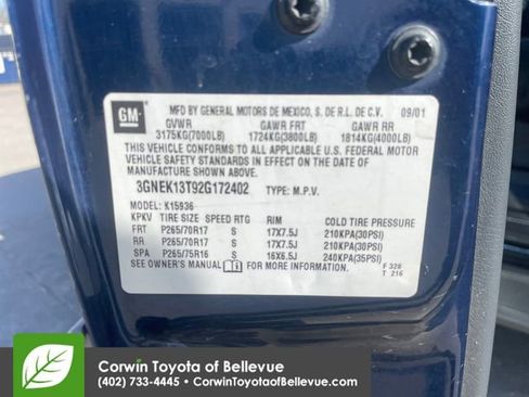 Used 2002 Chevrolet Avalanche 4x4 w/ Off-Road Suspension Pkg image 16