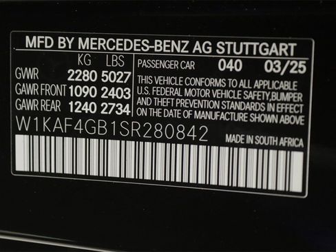 New 2025 Mercedes-Benz C 300 Sedan image 15