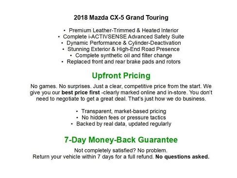 Used 2018 MAZDA CX-5 Grand Touring w/ Premium Package AWD/4WD image 1