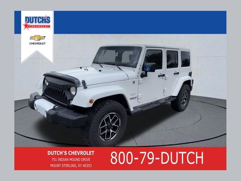 Used 2014 Jeep Wrangler Unlimited Sahara w/ Dual Top Group AWD/4WD image 1