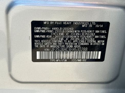 Used 2015 Subaru Forester 2.5i Limited w/ Popular Package #2 AWD/4WD image 31